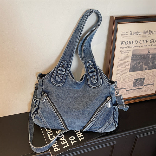 Large Capacity Biker Underarm Shoulder Bag