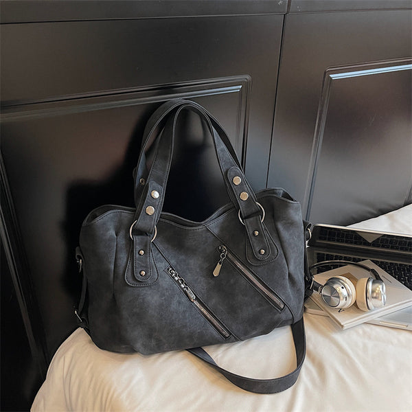 Frosted Large Capacity Tote Shoulder Bag product view 4