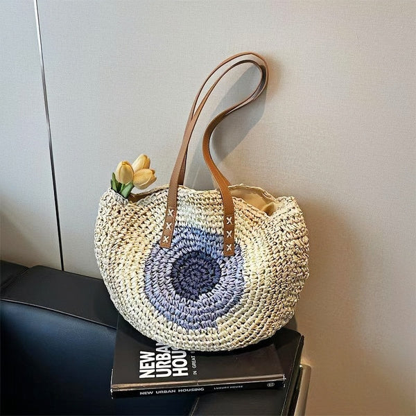 Large Capacity Woven Underarm Bag