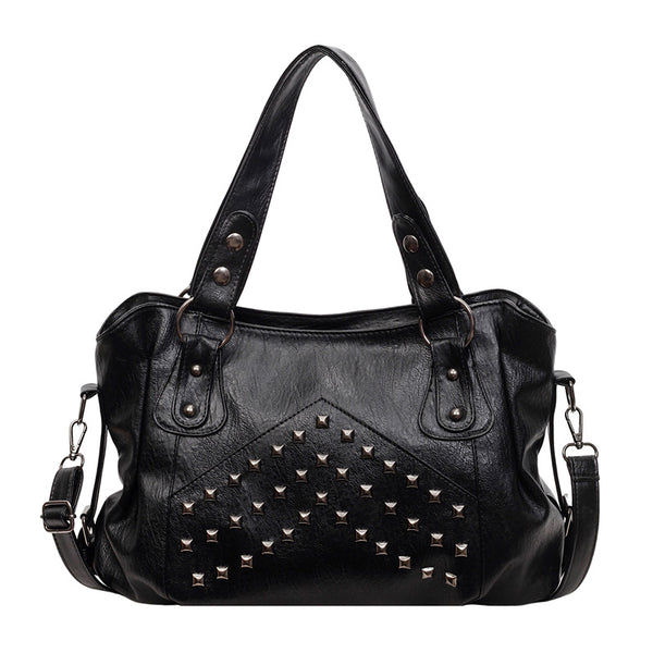 Retro Studded Motorcycle Shoulder Bag product view 4