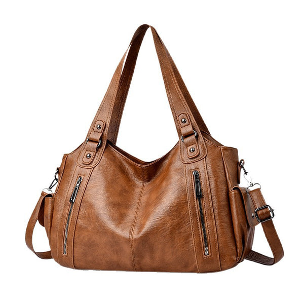 vintage soft hobo shoulder bag product view 4