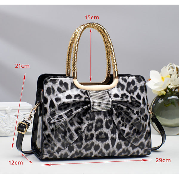 Bow Accent Shoulder Crossbody Handbag product view 4
