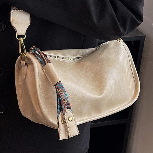 Wide Strap Pillow Crossbody Bag