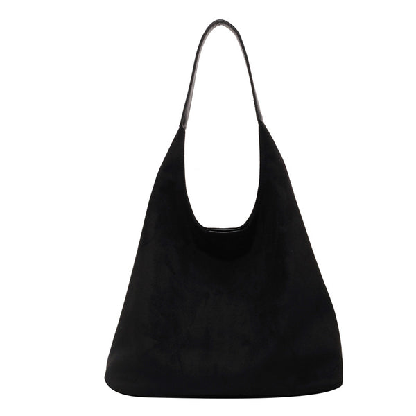 Large Capacity Vintage Suede Underarm Bag