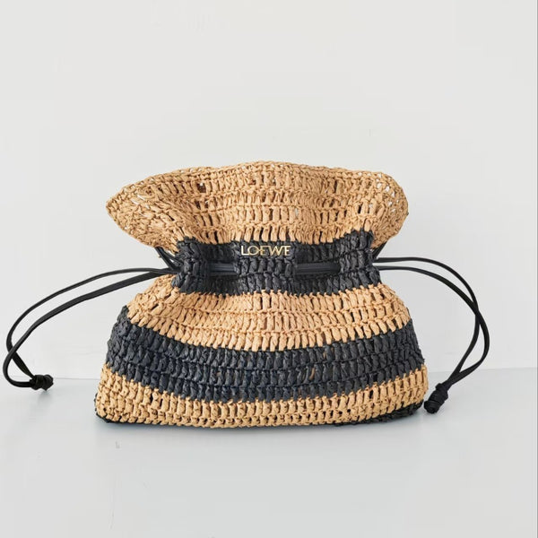 Large Capacity Woven Shoulder Bag