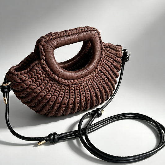 Woven Shoulder Crossbody Bag by EuroChic Tote