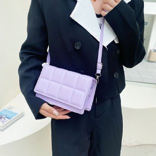 Checkered Small Square Crossbody Bag