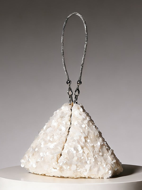 Diamond Sequin Evening Shoulder Bag product view 4 by EuroChic Tote