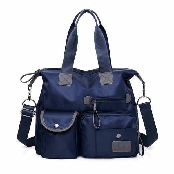large nylon shoulder bag product view 4