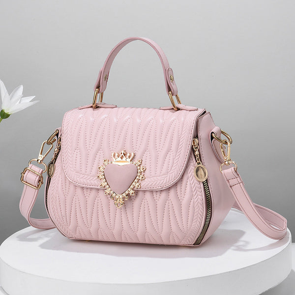Embroidered Shell Shoulder Crossbody Bag