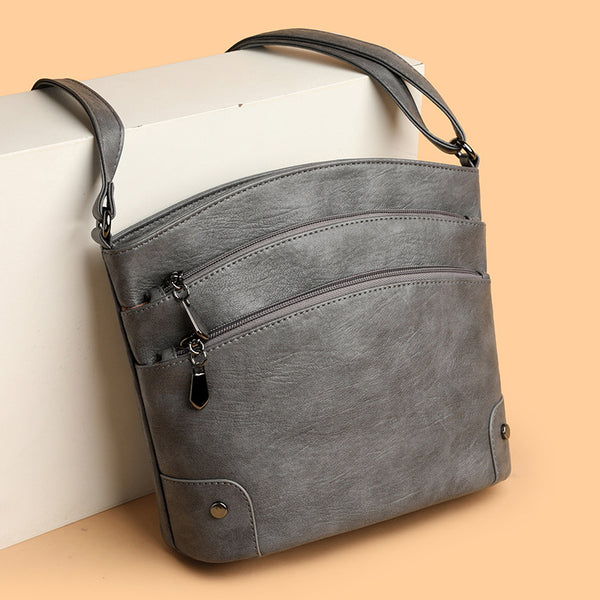 Vintage Light Luxury Bucket Bag product view 4 by EuroChic Tote