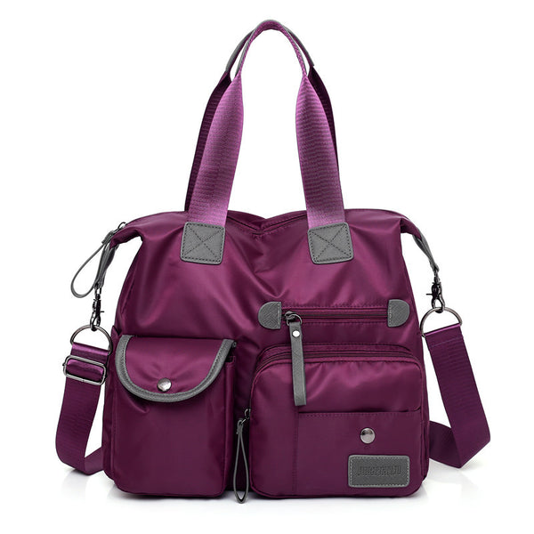 large nylon shoulder bag product view 3