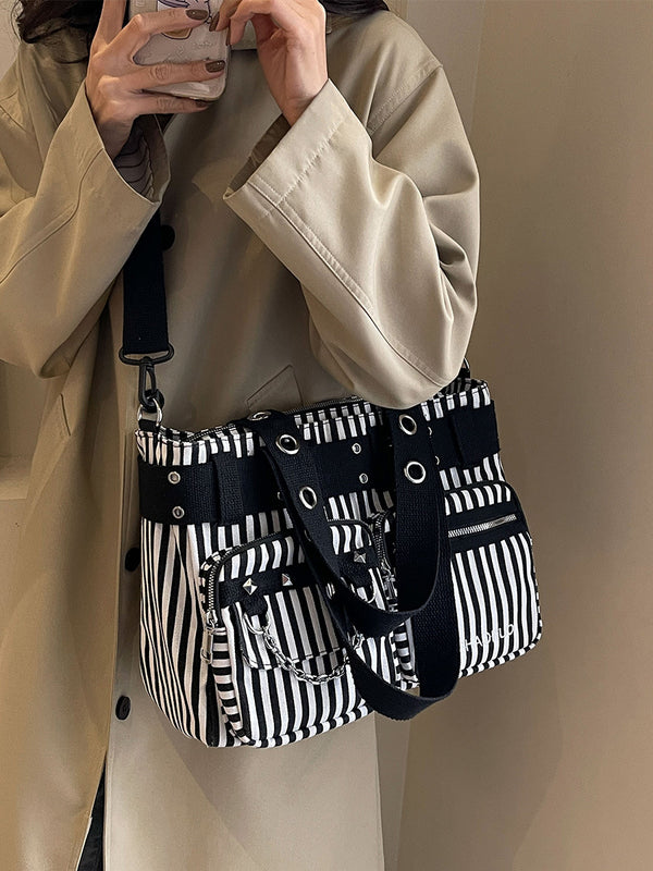 Heavy-Duty Canvas Shoulder Crossbody Bag