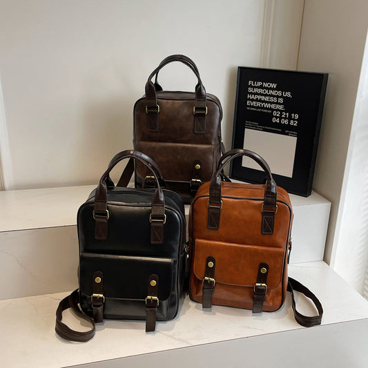 convertible PU backpack handbag product view 2