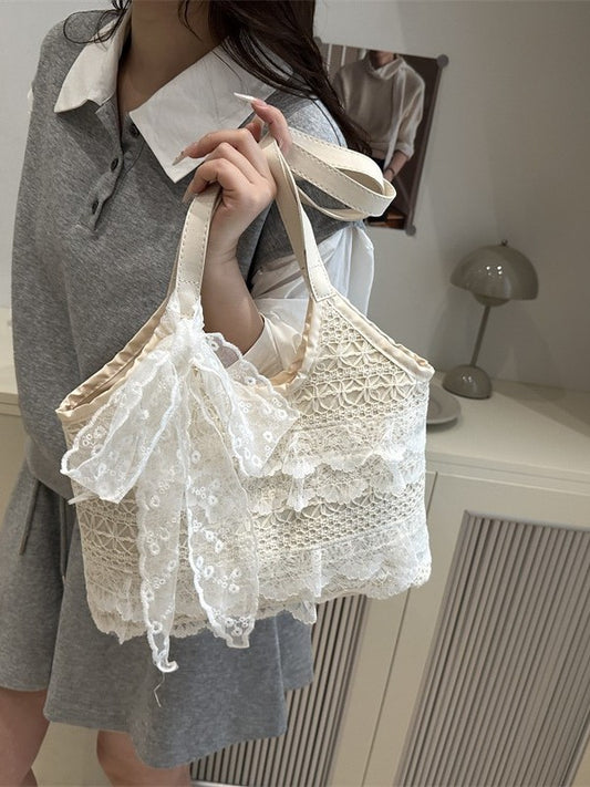 Lace Hollow Vacation Convertible Backpack Tote by EuroChic Tote