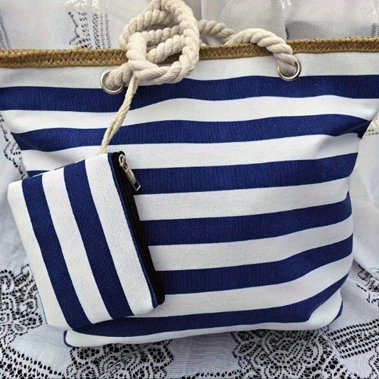 Large Capacity Canvas Handbag product view 2 by EuroChic Tote