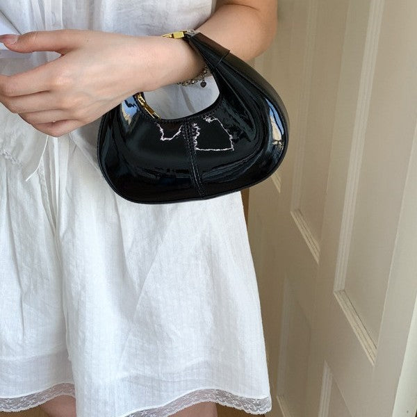 French Mini Crescent Phone Crossbody Bag product view 3 by EuroChic Tote