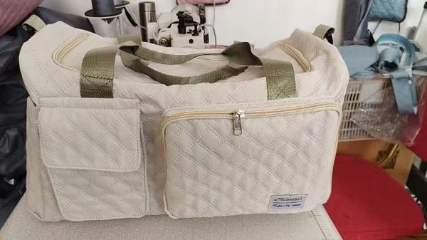 Diamond Pattern Oxford Travel Shoulder Bag product view 4