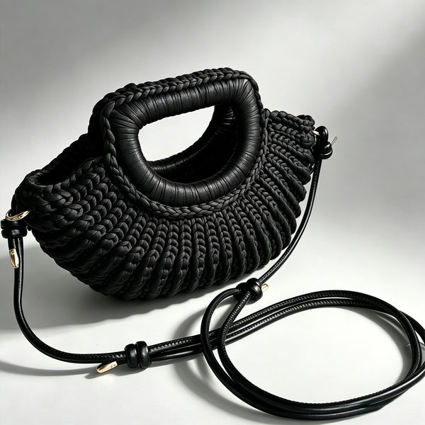 Woven Shoulder Crossbody Bag