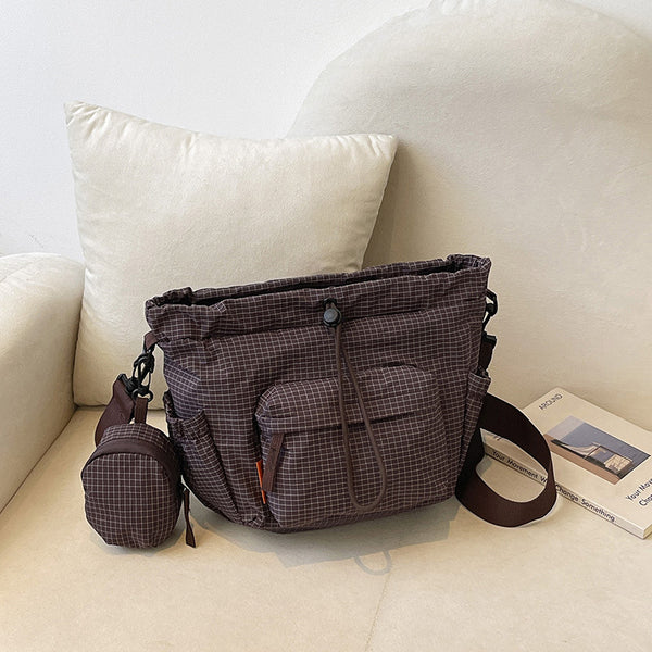 Large Capacity Commuter Nylon Tote Bag product view 3 by EuroChic Tote