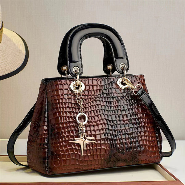 Elegant Structured Satchel Bag with Crossbody Strap styled for everyday outfits