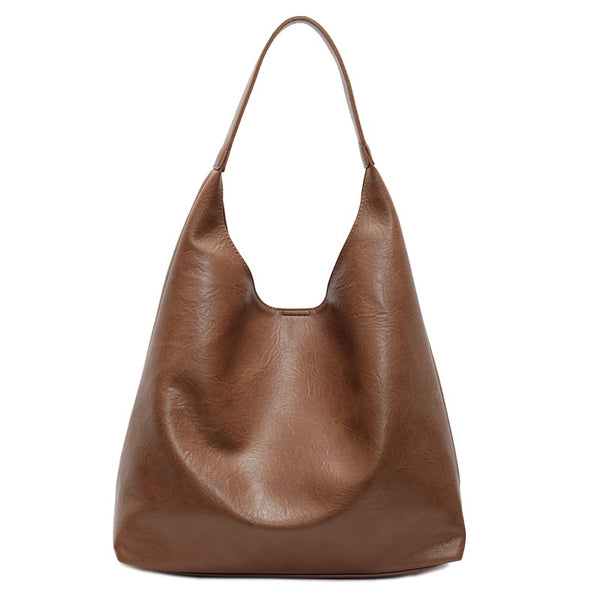 Large Capacity Commuter Bucket Bag product view 4 by EuroChic Tote