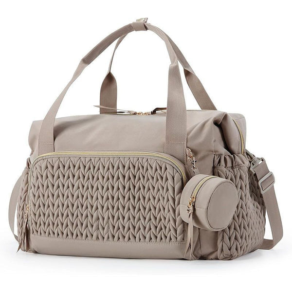 Large Capacity Quilted Travel Bag product view 3 by EuroChic Tote