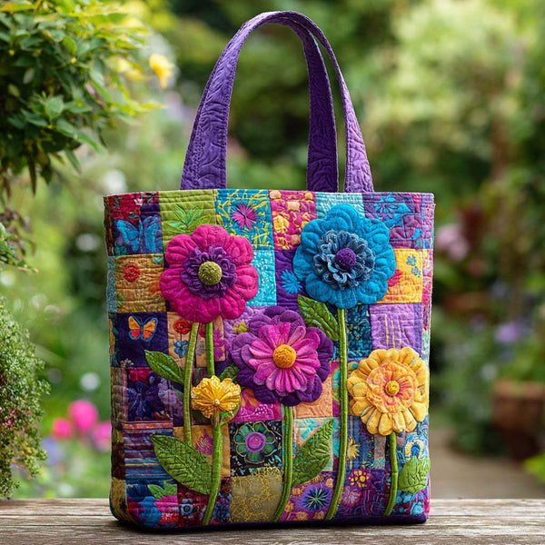 Floral and Animal Print Canvas Tote Bag for Women