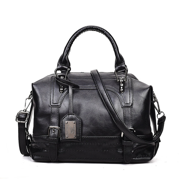 Retro Boston Pillow Crossbody Bag styled for everyday outfits