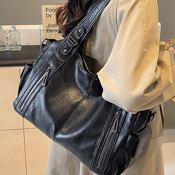 Vintage Large Capacity Crossbody Tote Bag