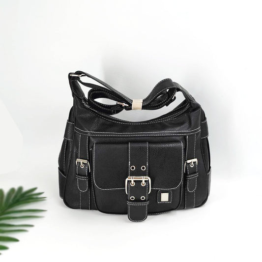 Large Capacity Multi-Compartment Shoulder Bag by EuroChic Tote