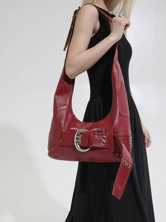 Large Capacity Vintage Underarm Bag by EuroChic Tote