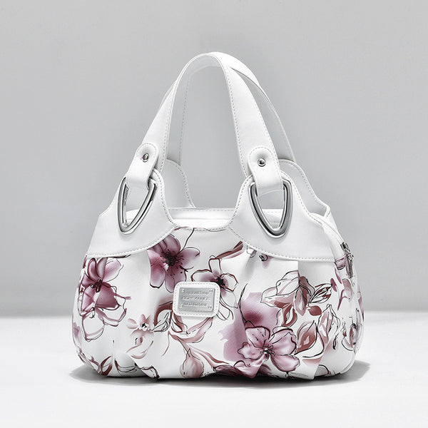 Multi-Color Soft Basket Handbag styled for everyday outfits