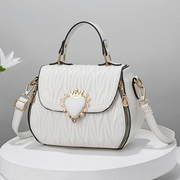Embroidered Shell Shoulder Crossbody Bag